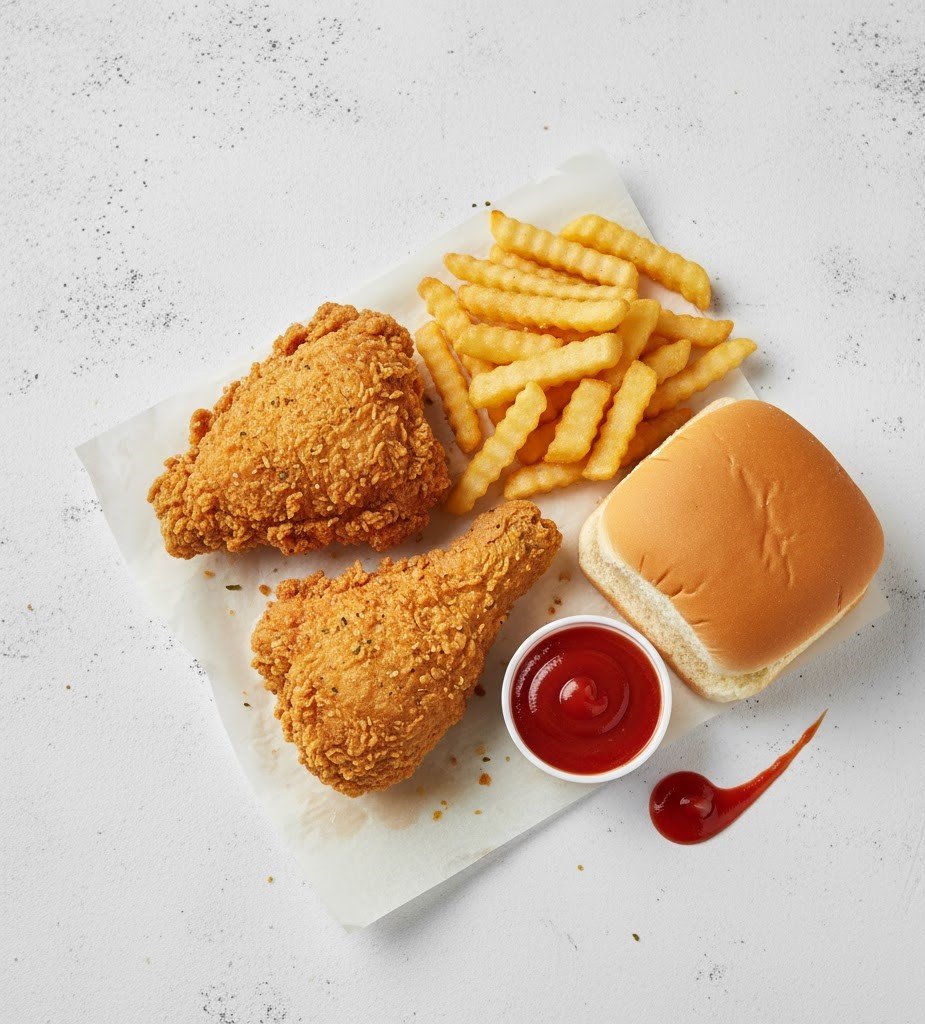 صورة وجبة قطعتين